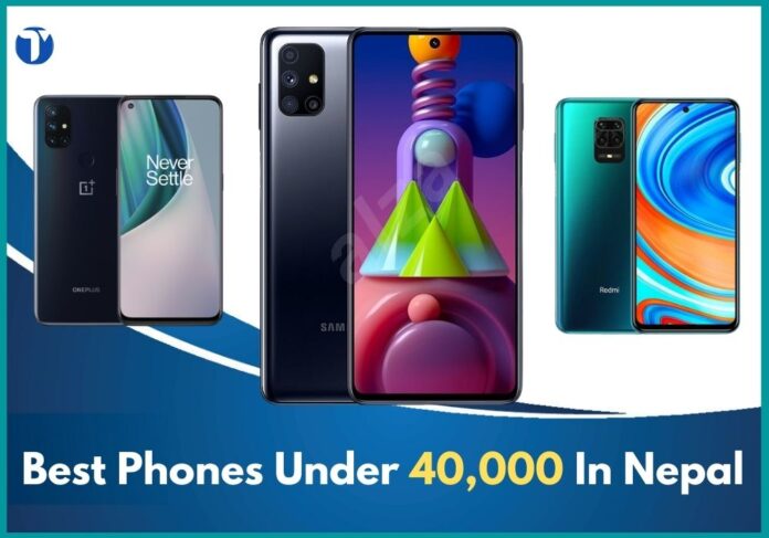 smartphone under 40000 In nepal