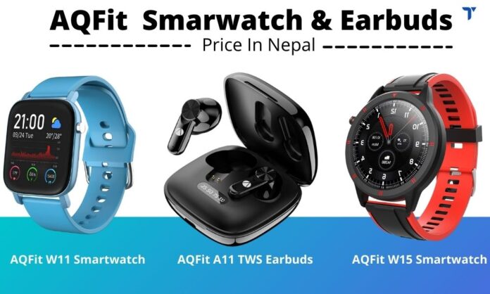AQFit Smarwatch and Earbuds Price in Nepal