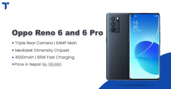 Oppo Reno 6 and Reno 6 Pro Launch, Specs and Availability