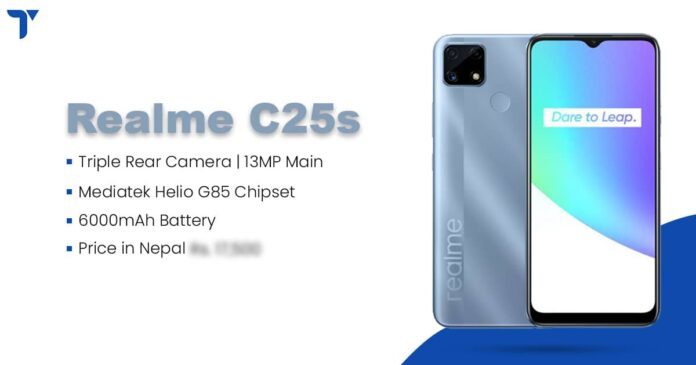 Realme C25s Price in Nepal, Specs, Availability