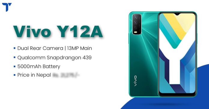 Vivo Y12A Price in Nepal, Specs, Features, Availability