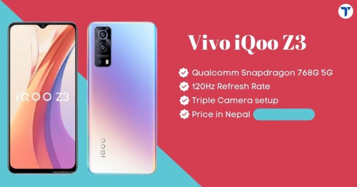 Vivo iQoo Z3 Price In Nepal