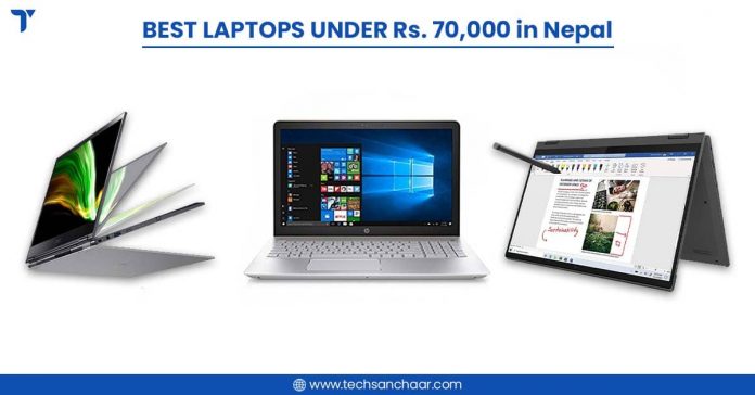 Best Laptops Under 70,000 in Nepal