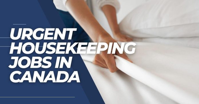 housekeeping jobs in canada